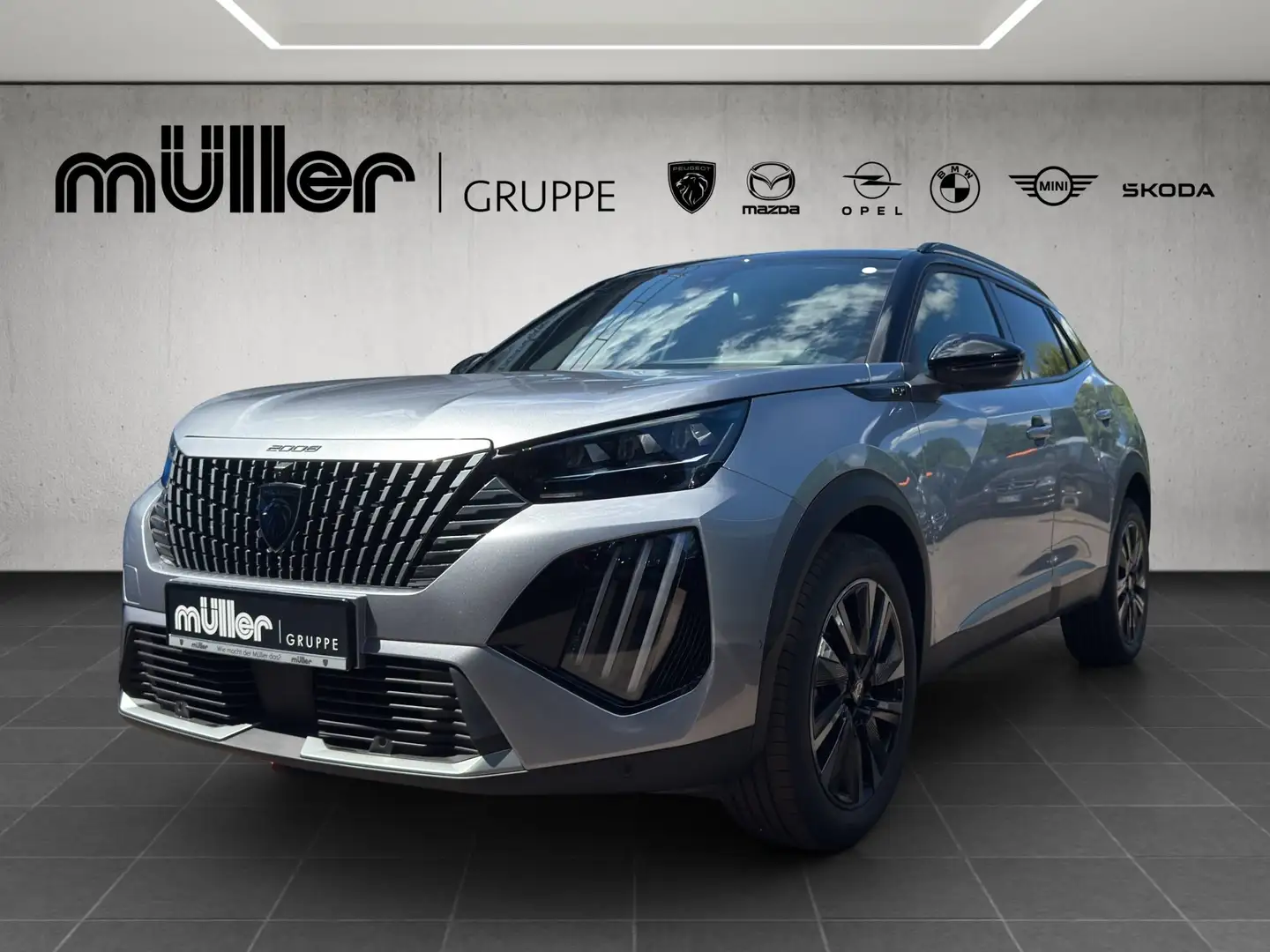 Peugeot 2008 HYBRID 145 e-DSC6 GT Silber - 1