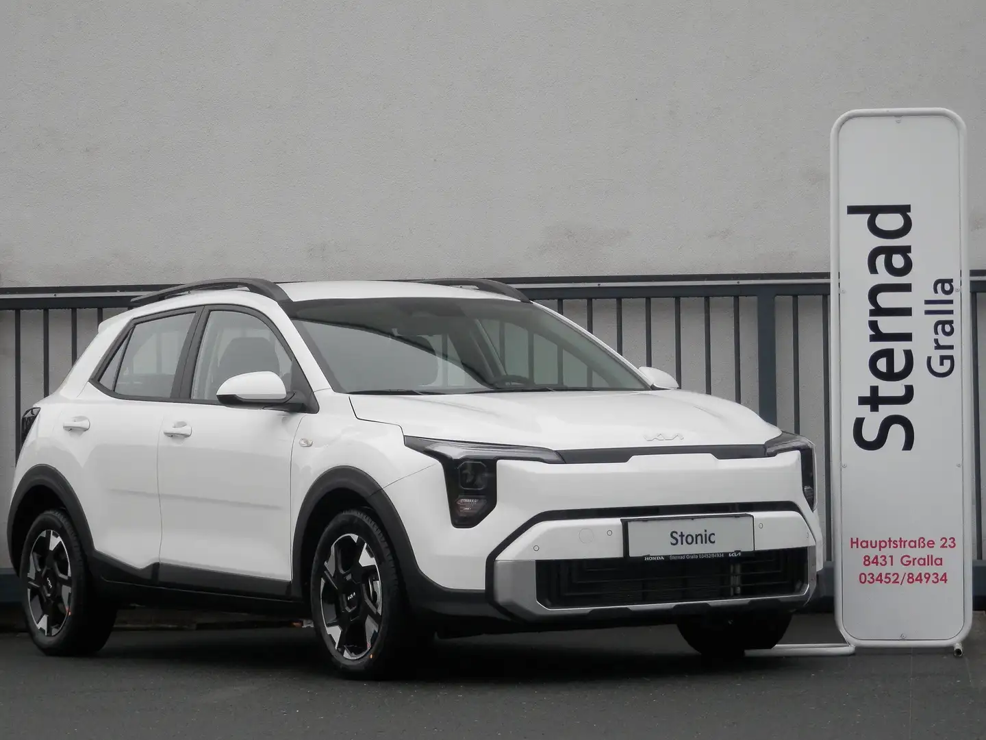 Kia Stonic 1,0 TGDI GPF ISG Titan Weiß - 2