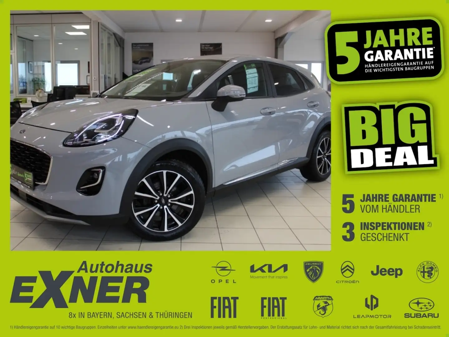 Ford Puma 1,0 EcoBoost TITANIUM Mild Hybrid LED, Navi Gris - 1