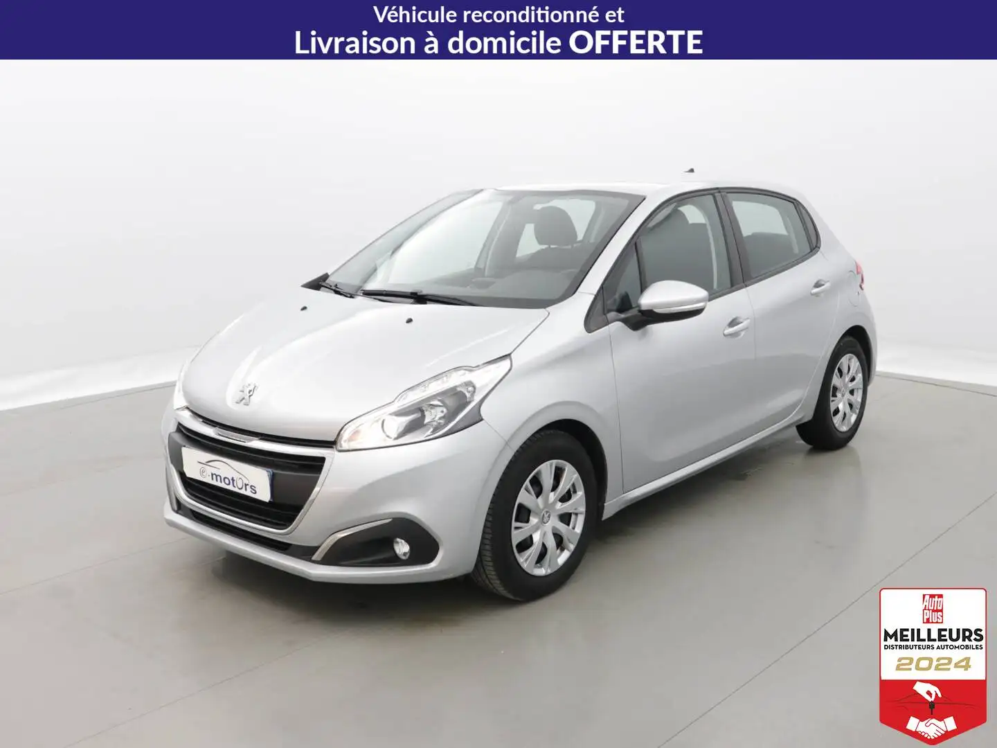 Peugeot 208 82ch S\u0026S BVM5 Active Gris - 1