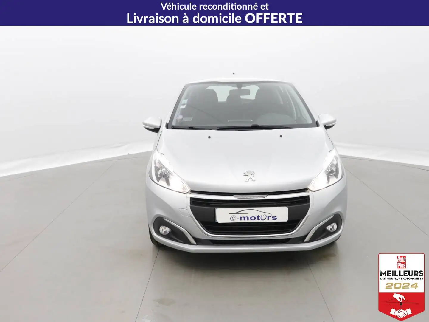Peugeot 208 82ch S\u0026S BVM5 Active Gris - 2