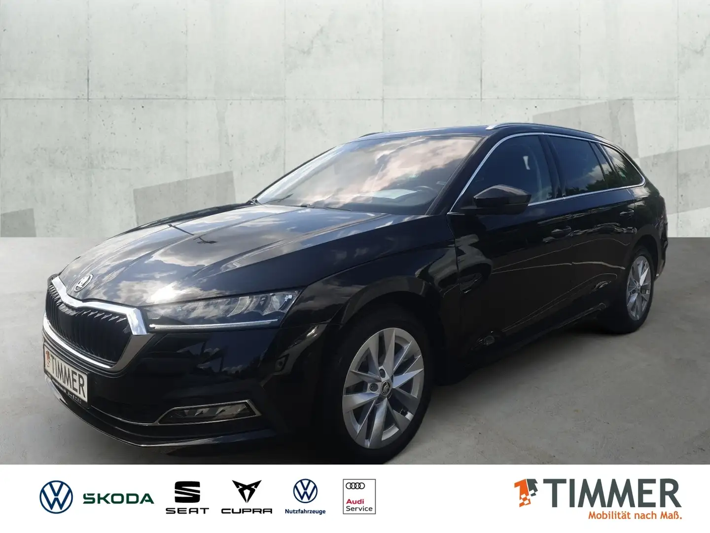 Skoda Octavia Combi 2.0 TDI DSG *PANO *LED *HuD *RKAM *NAVI *TE Black - 1