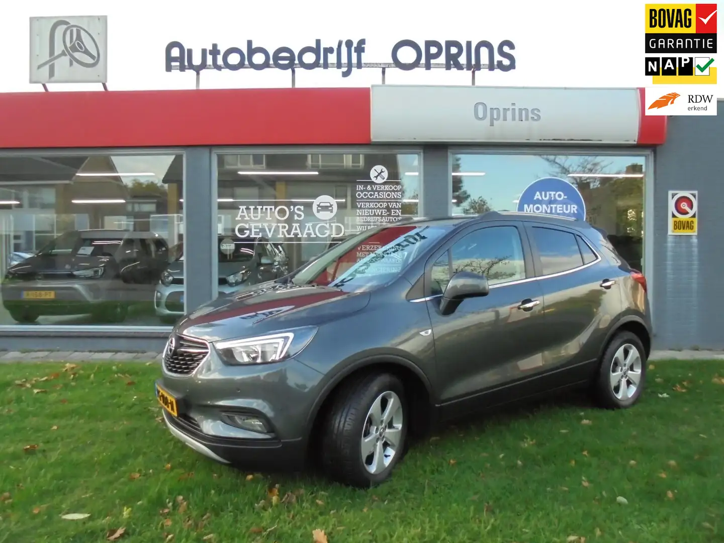 Opel Mokka X 1.4 Turbo Innovation NL-Auto, 1e eigenaar. Gris - 1