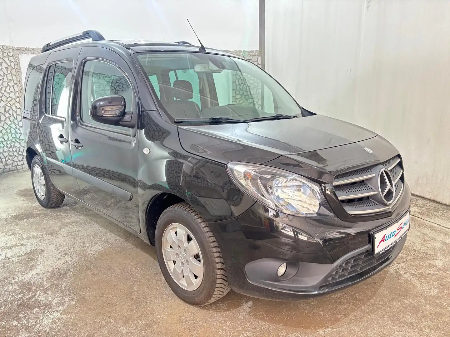 Mercedes-Benz Citan 112 lang AUTOMA KLIMAA. 42 TKM PANO NAVI Zwart - 1
