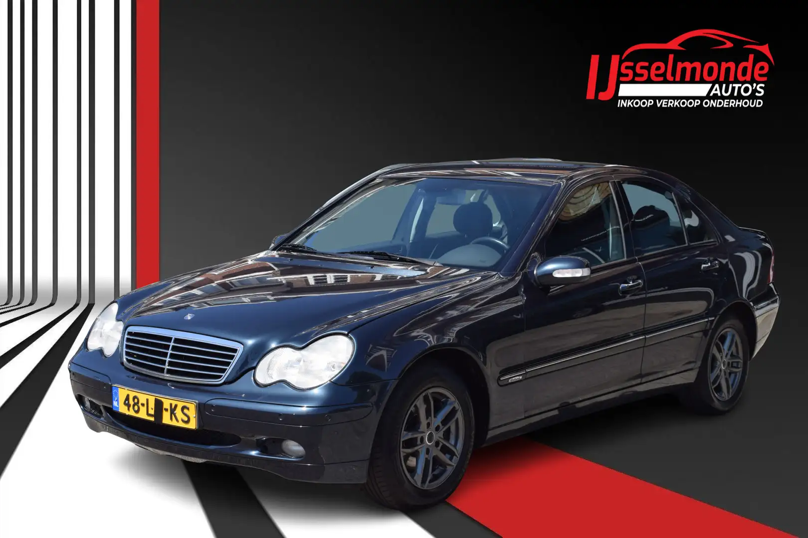 Mercedes-Benz C 180 K. Elegance NAP Automaat PDC Cruise Noir - 1