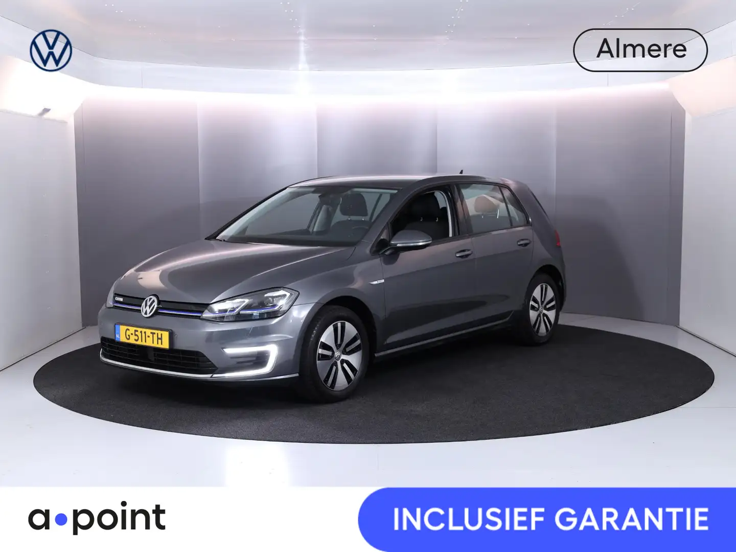 Volkswagen e-Golf E-DITION 136 pk | Navigatie | Warmtepomp | Parkeer Gris - 1