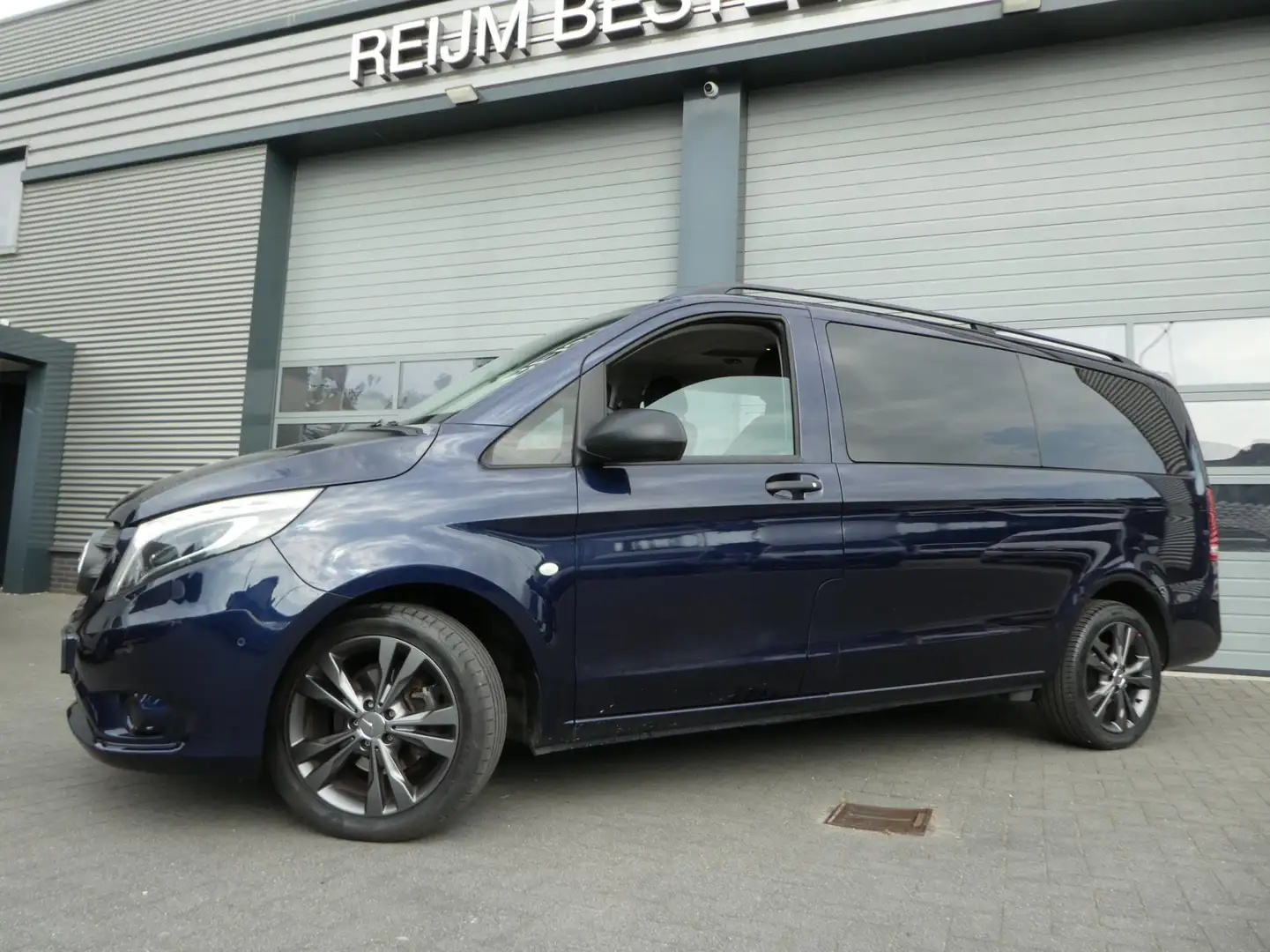 Mercedes-Benz Vito 114 CDI euro 6 ,Lang DC automaat dubbel cabine Blauw - 2