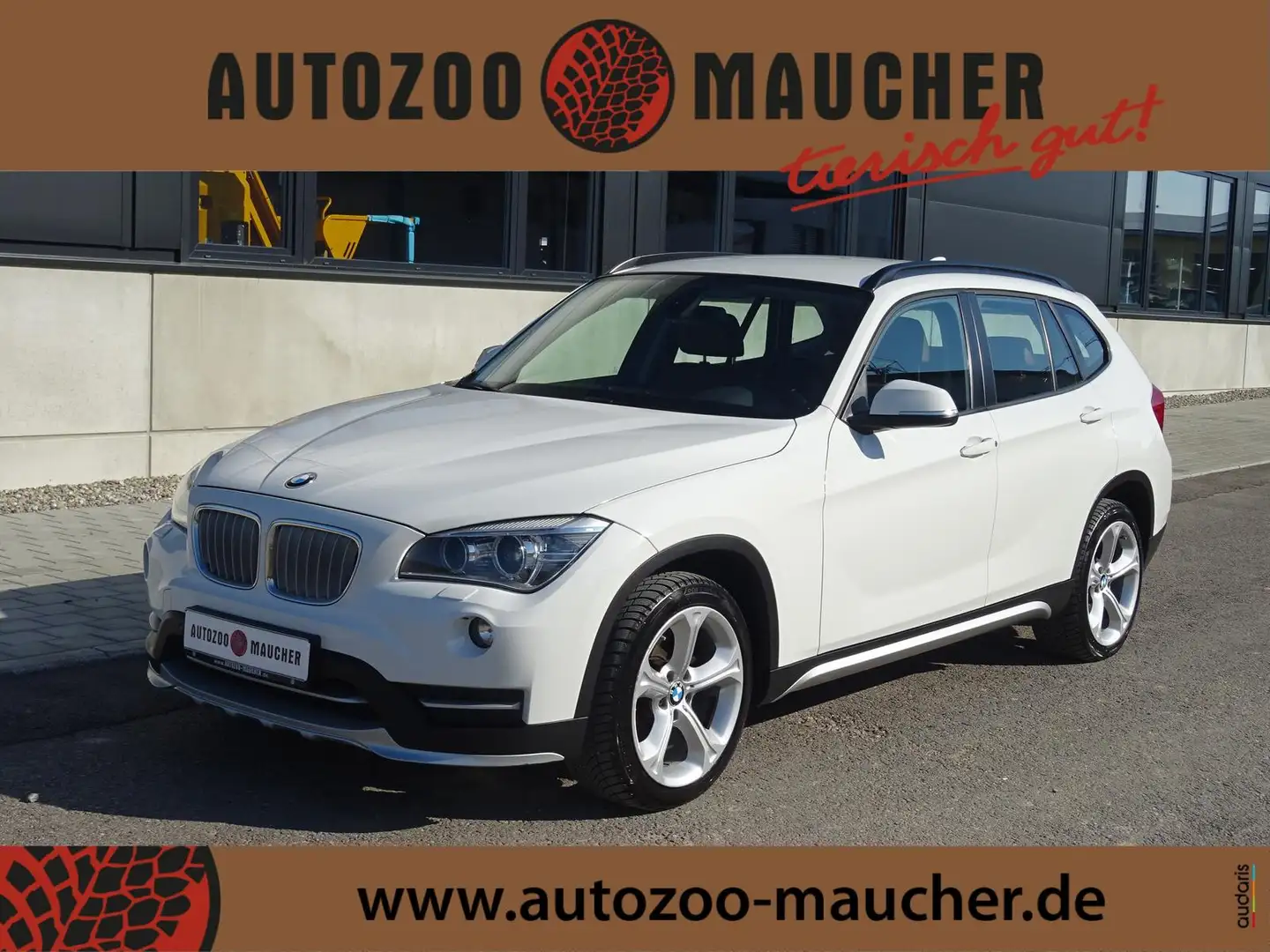 BMW X1 xDrive 18d X-Line/18 Zoll/PDC/SHZ/Xenon/AHK Blanc - 1