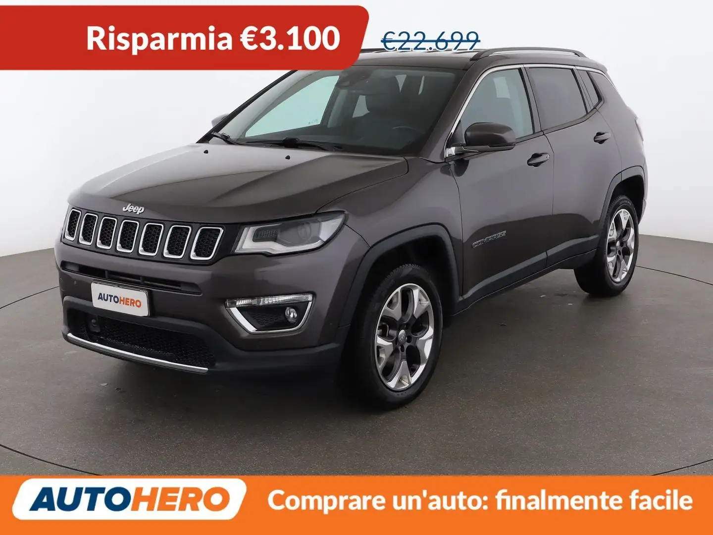Jeep Compass 2.0 M-Jet Limited 4WD Grau - 1