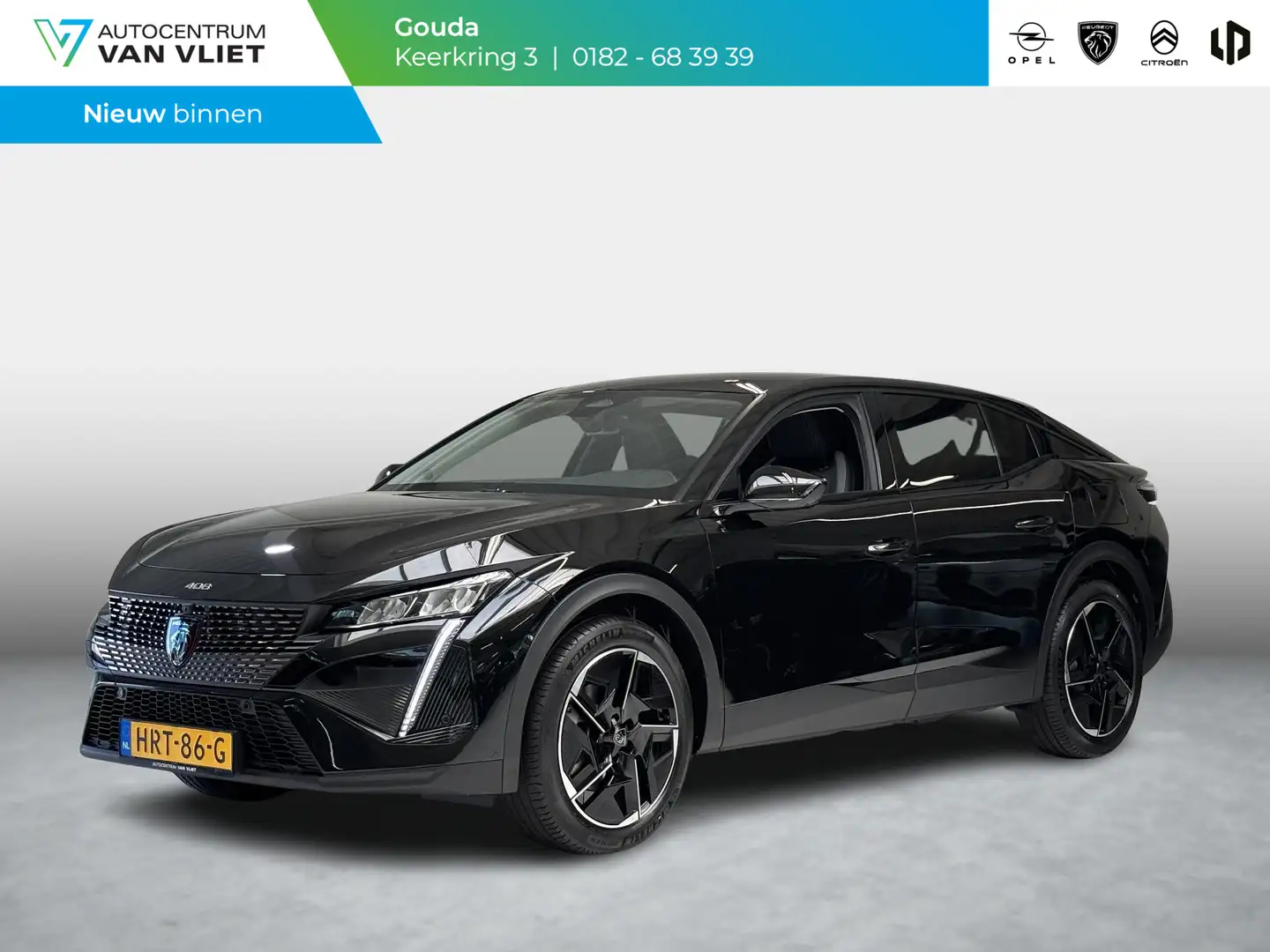 Peugeot 408 1.6 HYbrid 225 EAT8 Allure Avantage Zwart - 1