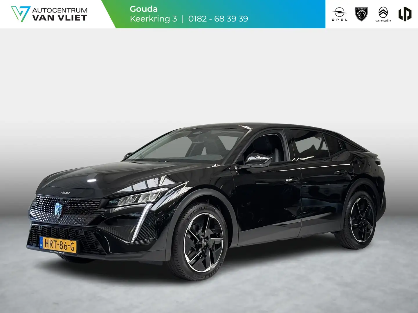 Peugeot 408 1.6 HYbrid 225 EAT8 Allure Avantage Zwart - 1