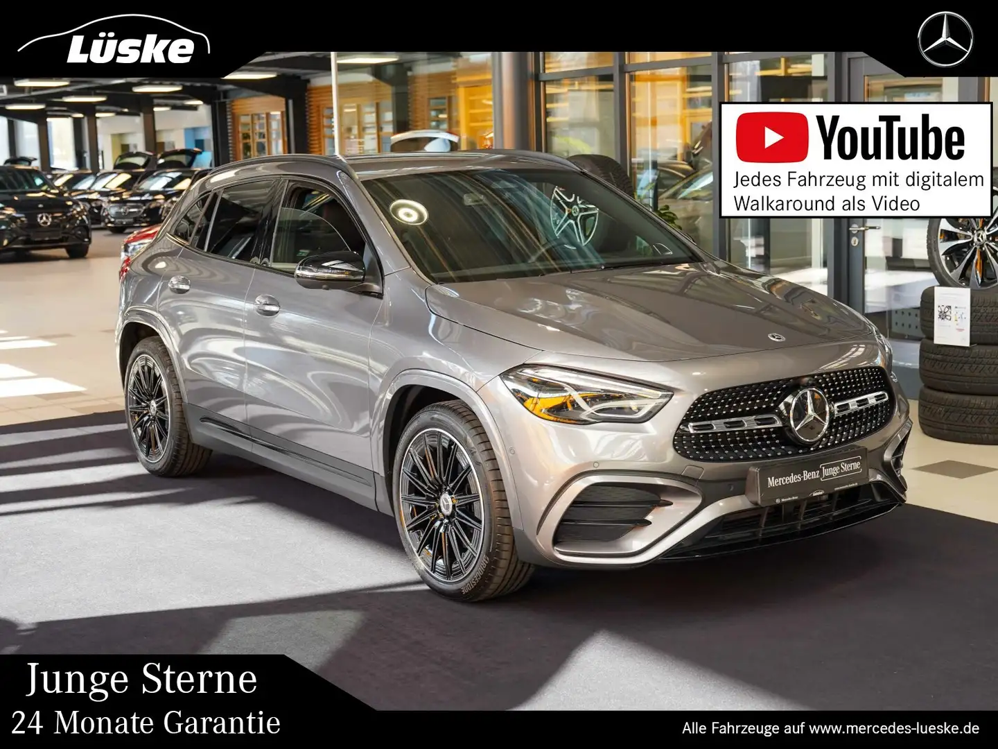 Mercedes-Benz GLA 220 GLA 220 d 4M AMG Burmester 360° Memory Multibeam Šedá - 1