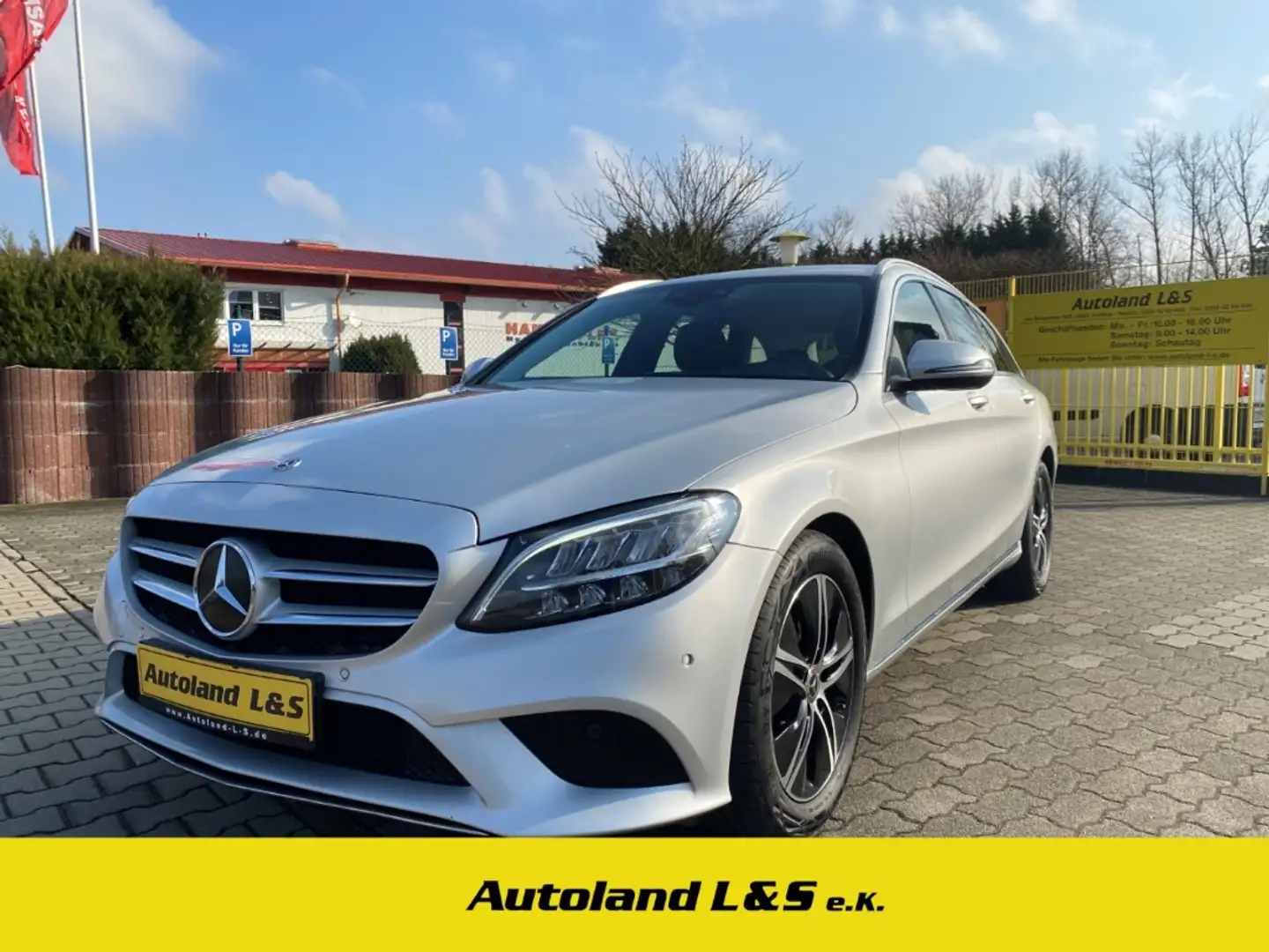 Mercedes-Benz C 220 d T-Modell, LED,Navi,SH,PDC,Alus,1.Hand,Navi, Plateado - 1