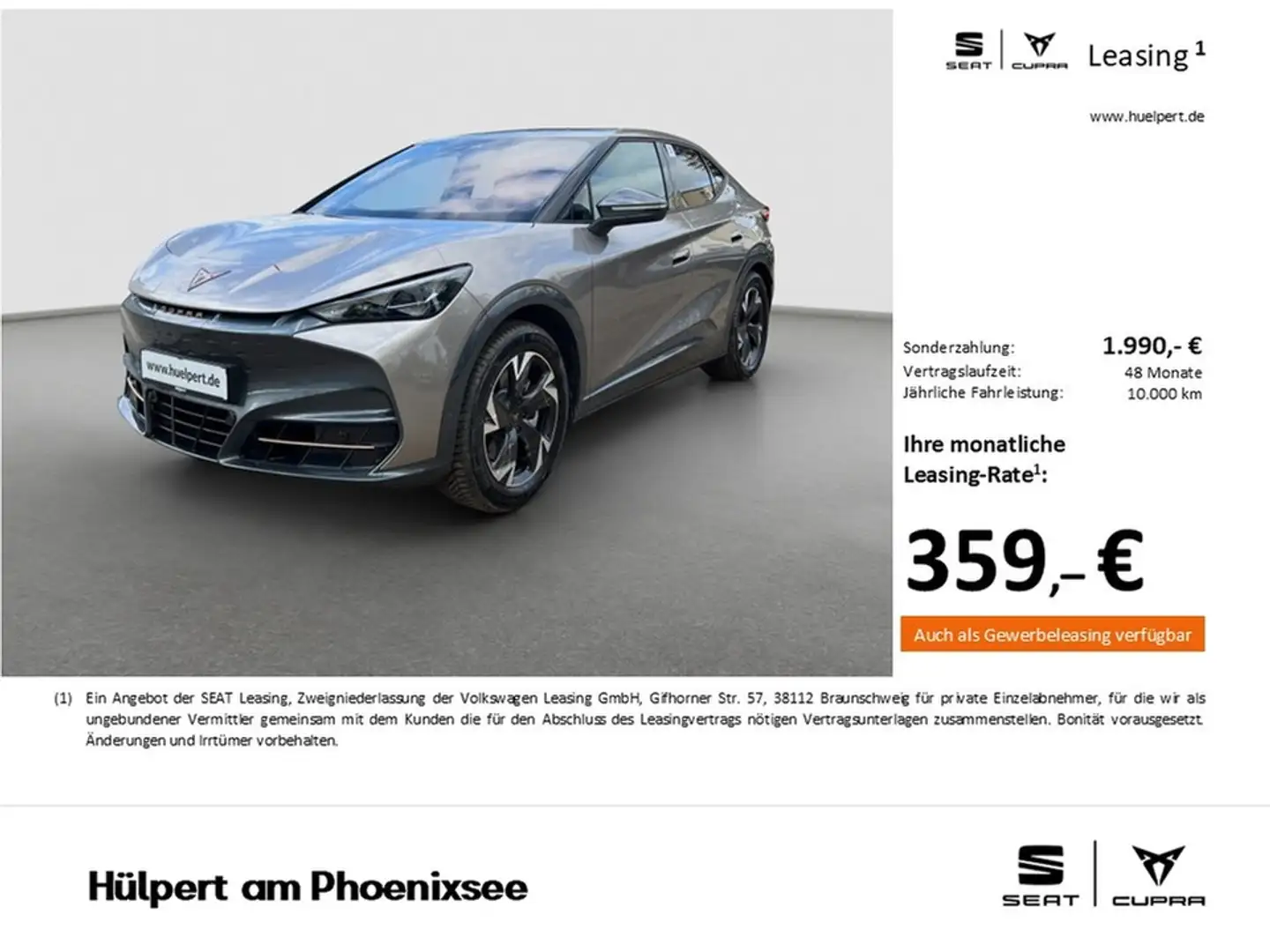 CUPRA Tavascan ENDURANCE WÄRMEPUMPE CAM LM19 E-KLAPPE Braun - 1