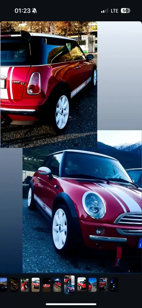 MINI One D Mini II 2001 1.4 88cv Červená - 1