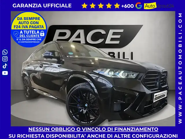BMW X6 M 4.4 V8 COMPETITION BLACK PACK SKY MASSAGGIO CARBON
