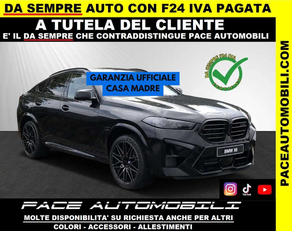 BMW X6 M COMPETITION BLACK PACK SKYLOUNGE MASSAGGIO CARBON