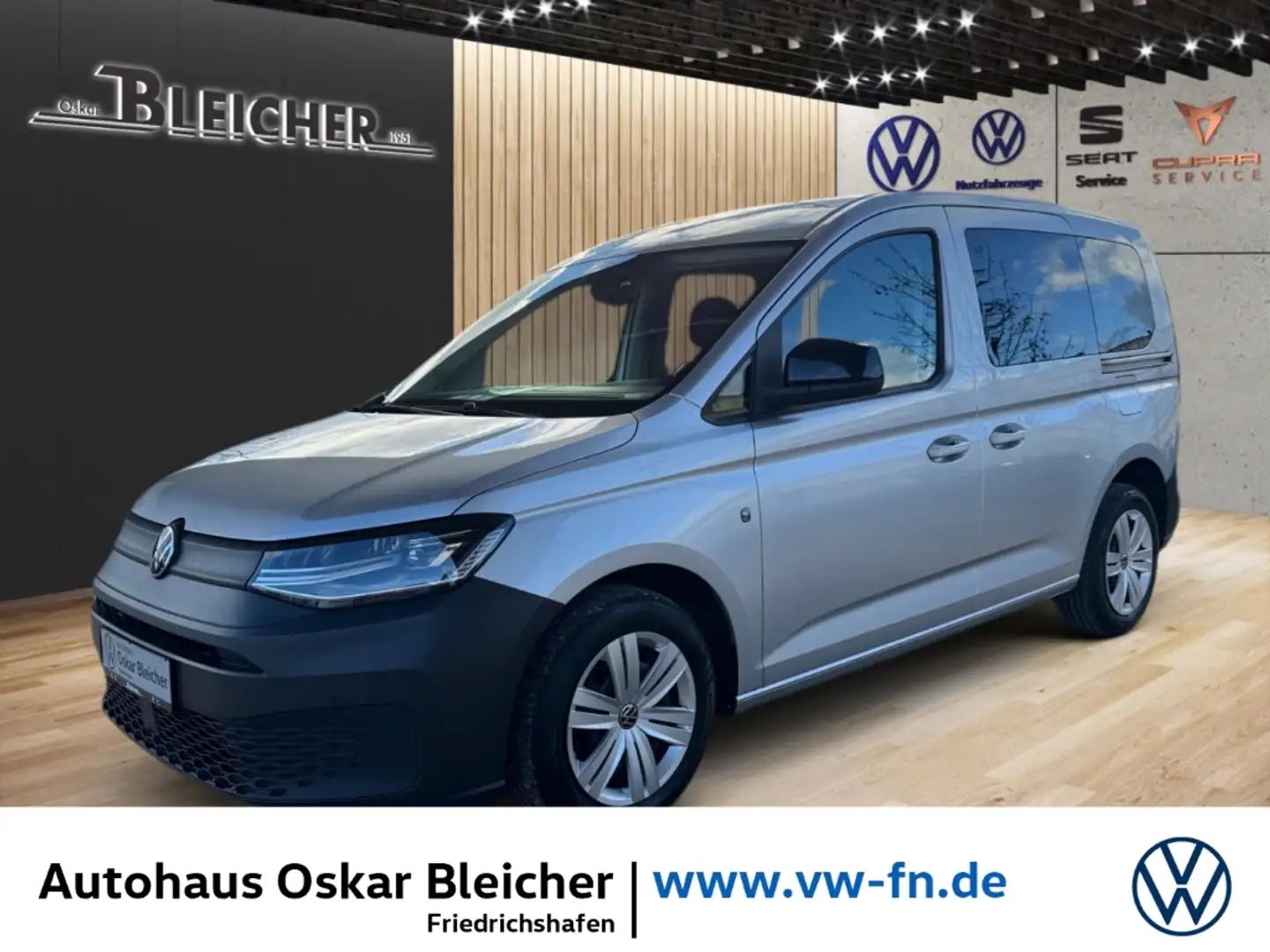 Volkswagen Caddy Basis 2.0 TDI  Navi+Rückfahrkamera+ACC+Sprachbed. Zilver - 1