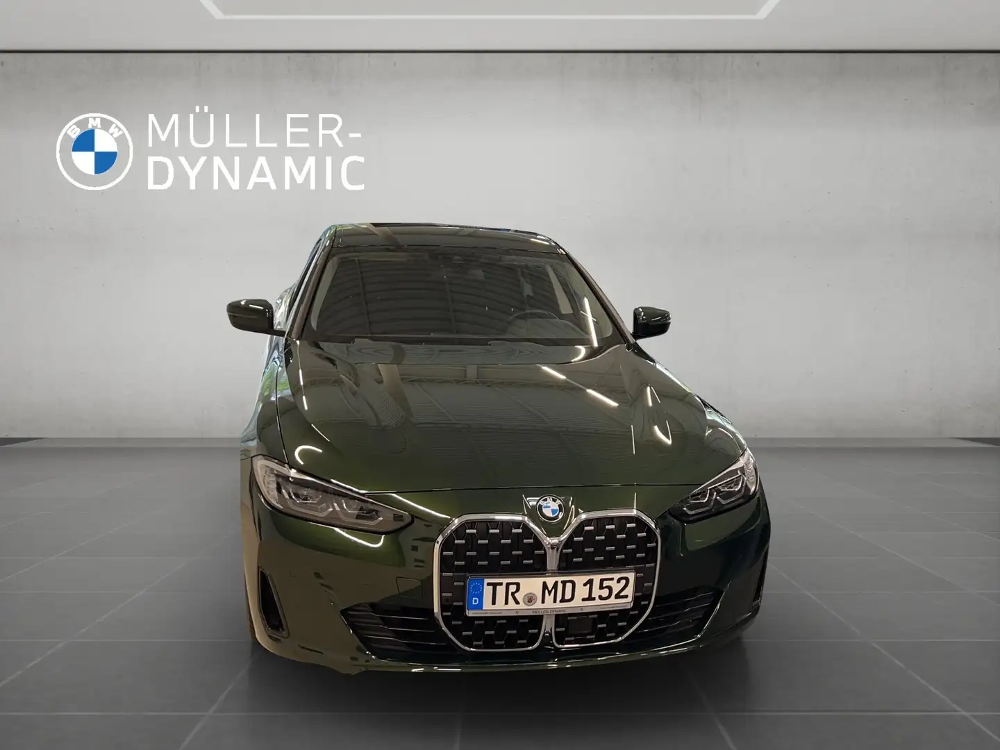 BMW 420 d SPORT-AUTOMATIK AHK STOP&GO PARKASSIST LIVE COCK Grün - 2
