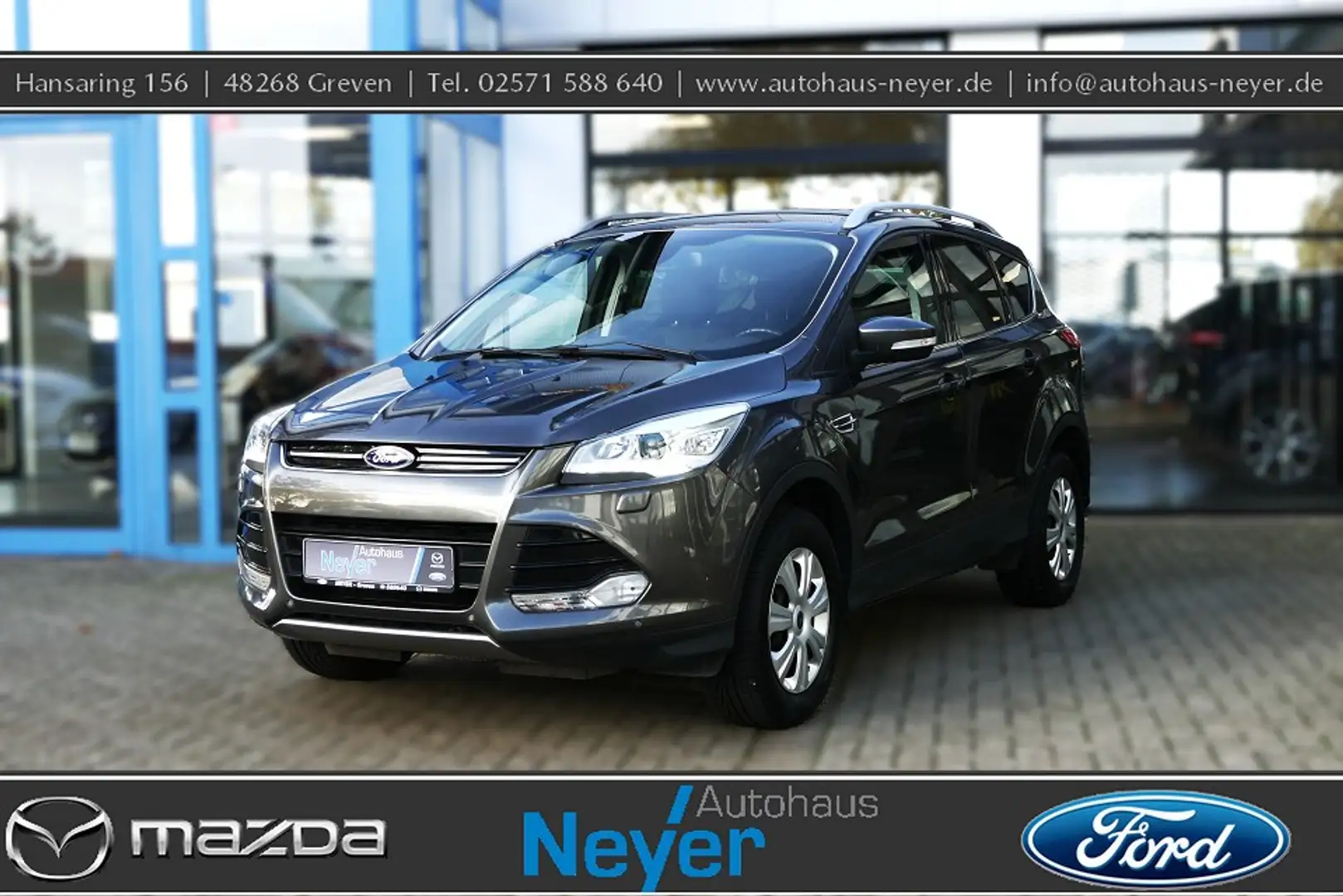 Ford Kuga Titanium *Navi PDC SHZ 8-Fach bereift* Gris - 1