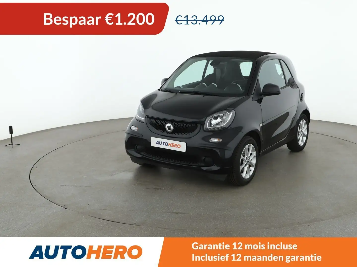 smart forTwo 0.9 Turbo Basis Standard Noir - 1