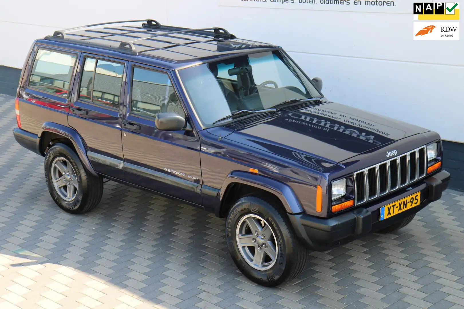 Jeep Cherokee 4.0i Limited ijskoude airco NAP Youngtimer ljubičasta - 1