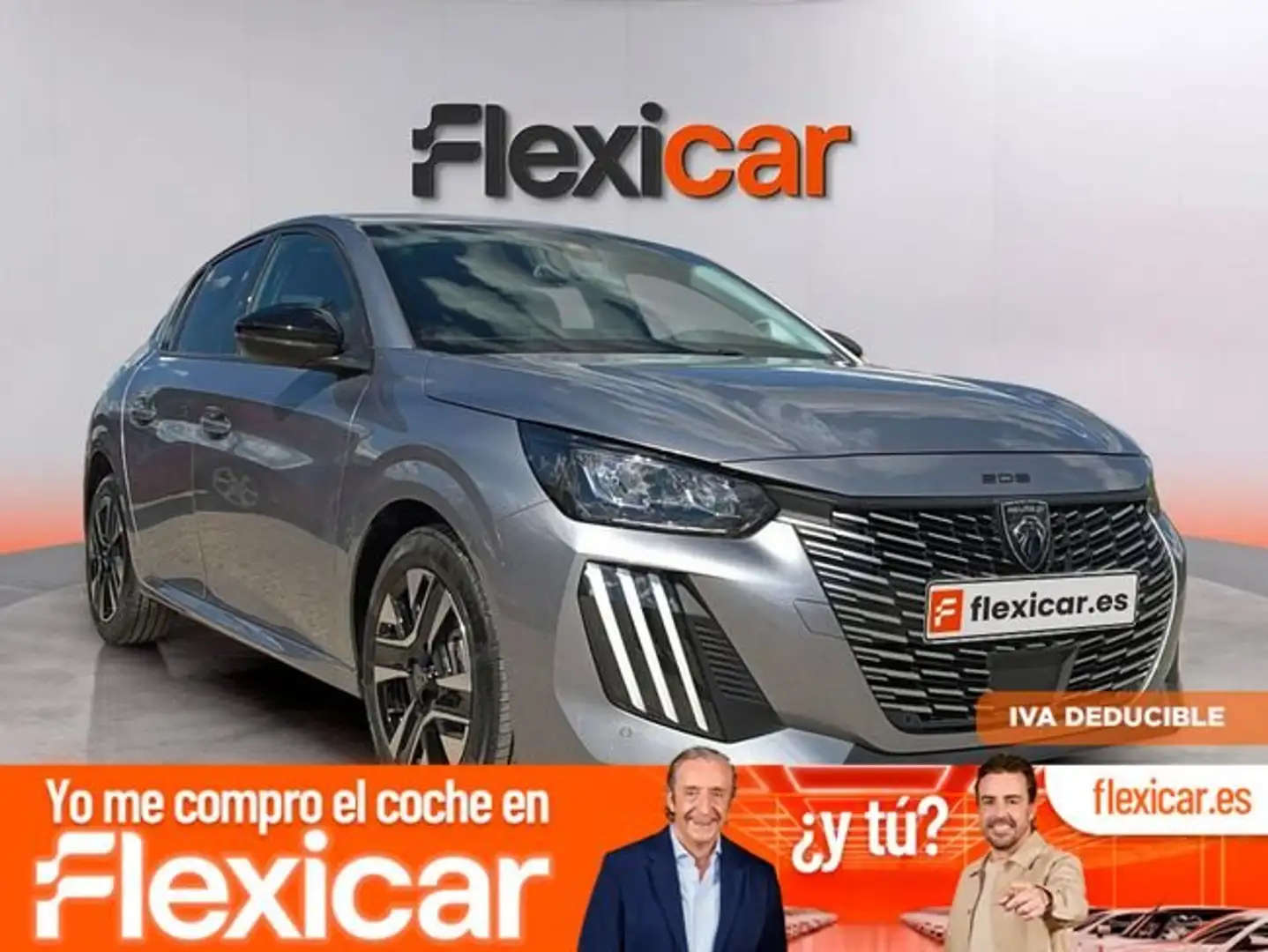 Peugeot 208 Allure Gasolina 100 S&S 6 Vel. MAN Gris - 1