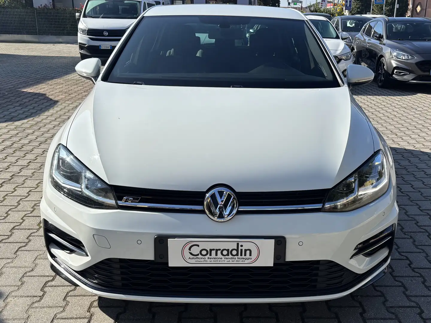 Volkswagen Golf Golf VII 2017 5p  1.6 tdi R-line 115cv dsg Blanc - 2