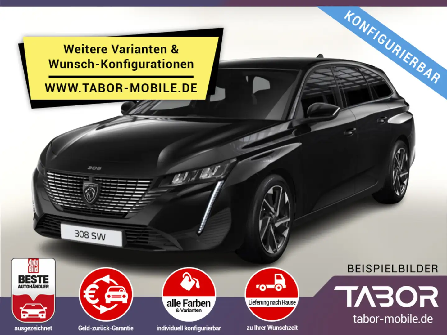 Peugeot 308 SW 130 EAT8 Allure LED Kam ACC MirrorL PDC Blau - 1