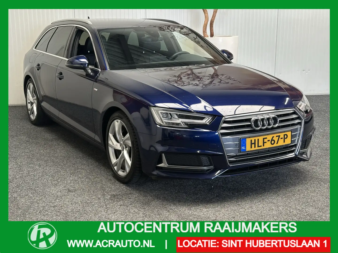 Audi A4 AVANT 35 TFSI SPORT S LINE EDITION NAVIGATIE A RIJ Blauw - 1