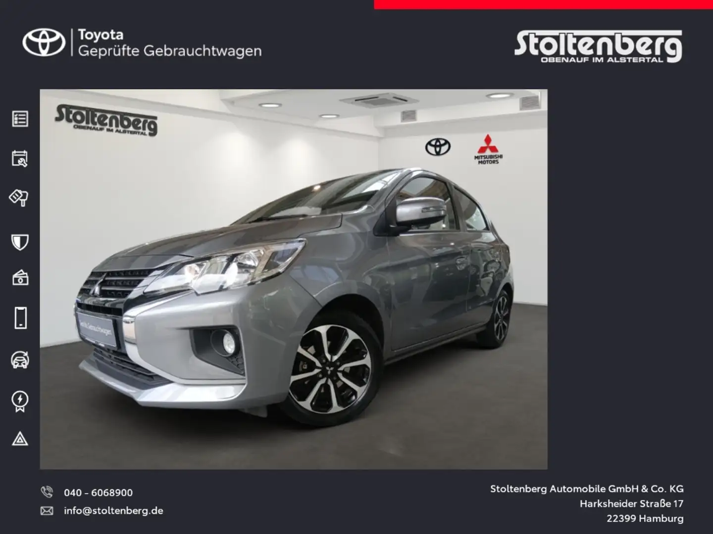 Mitsubishi Space Star Sonderedition Algarve Ganzjahresreifen, Keyless Grau - 1