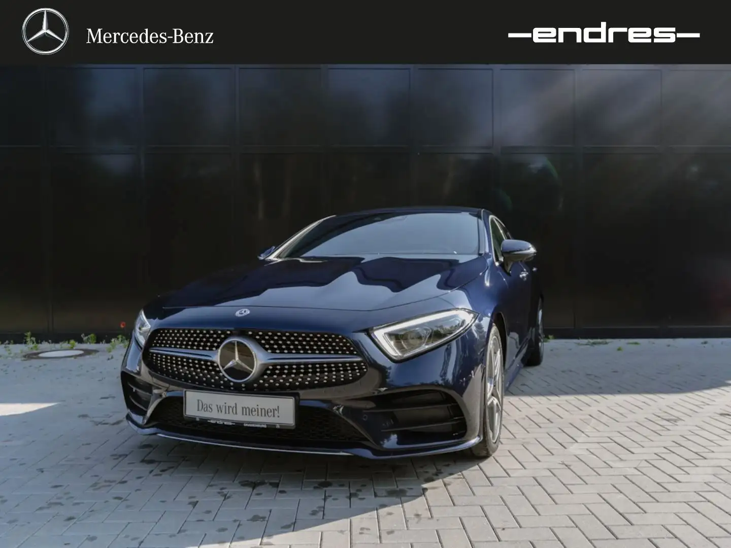 Mercedes-Benz CLS 350 d 4M AMG+WIDESCREEN+MULTIBEAM+STANDH+360 Bleu - 1