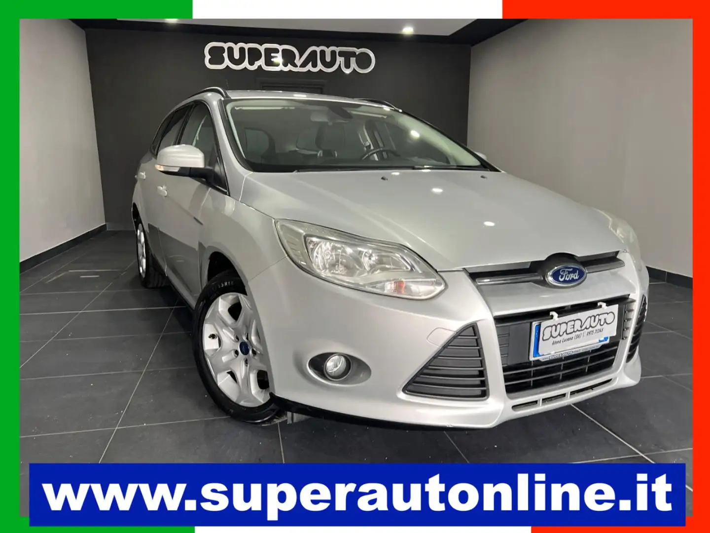 Ford Focus 1.6 TDCi 115 CV SW Titanium Argento - 1