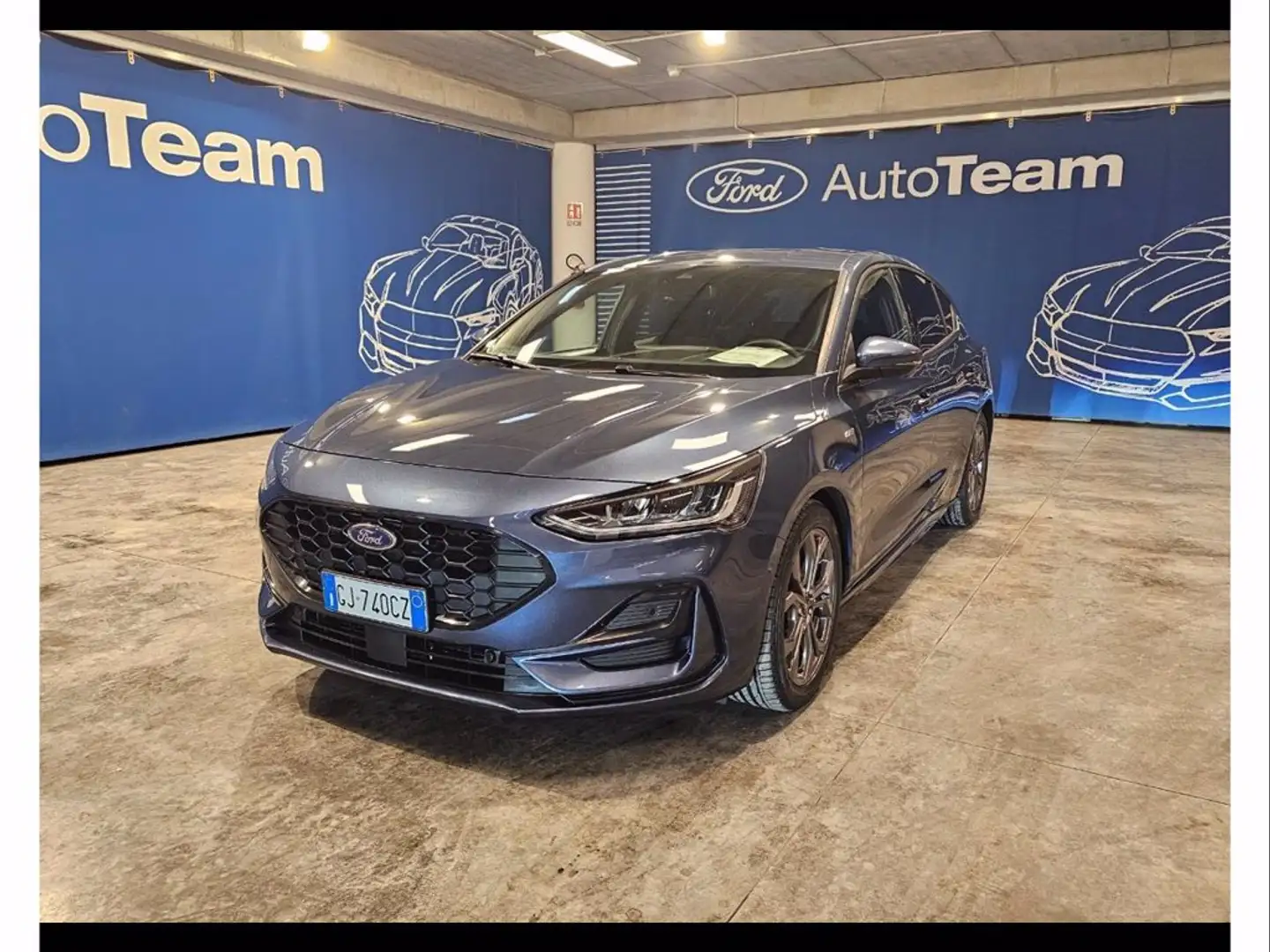 Ford Focus 1.5 ecoblue st-line x 120cv Blau - 1