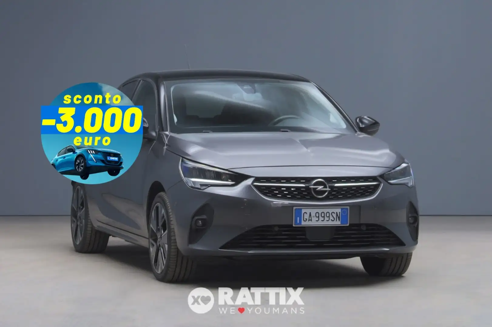 Opel Corsa-e motore elettrico 57KW Elegance Grigio - 1