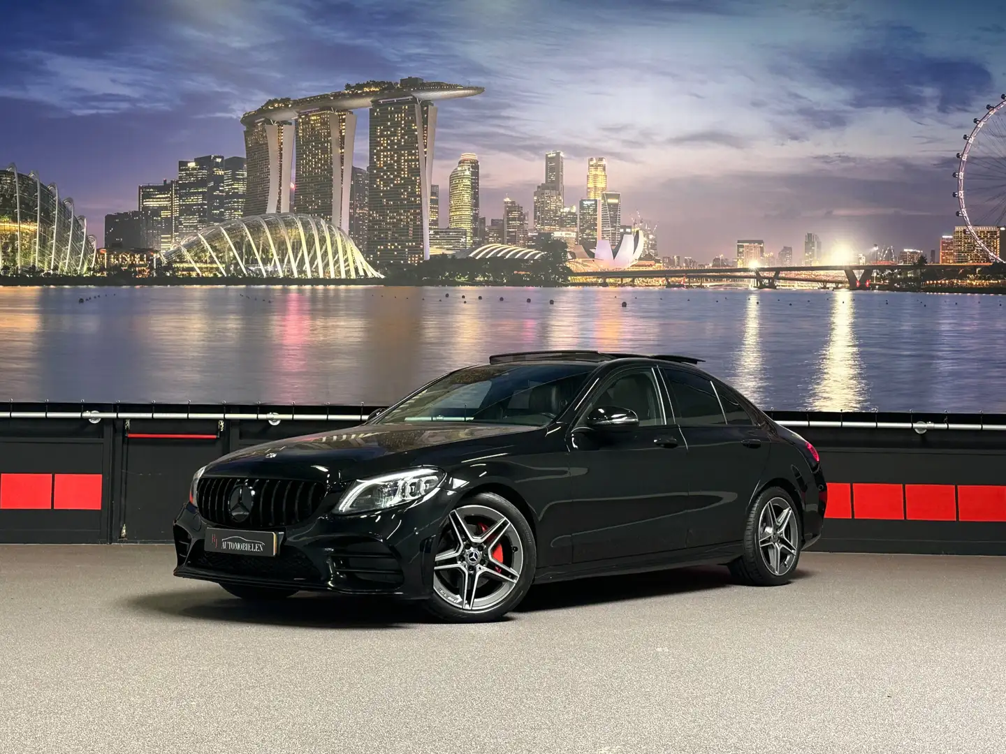 Mercedes-Benz C 180 C180 AMG Virtual|Panorama|Sfeer|Camera Noir - 1