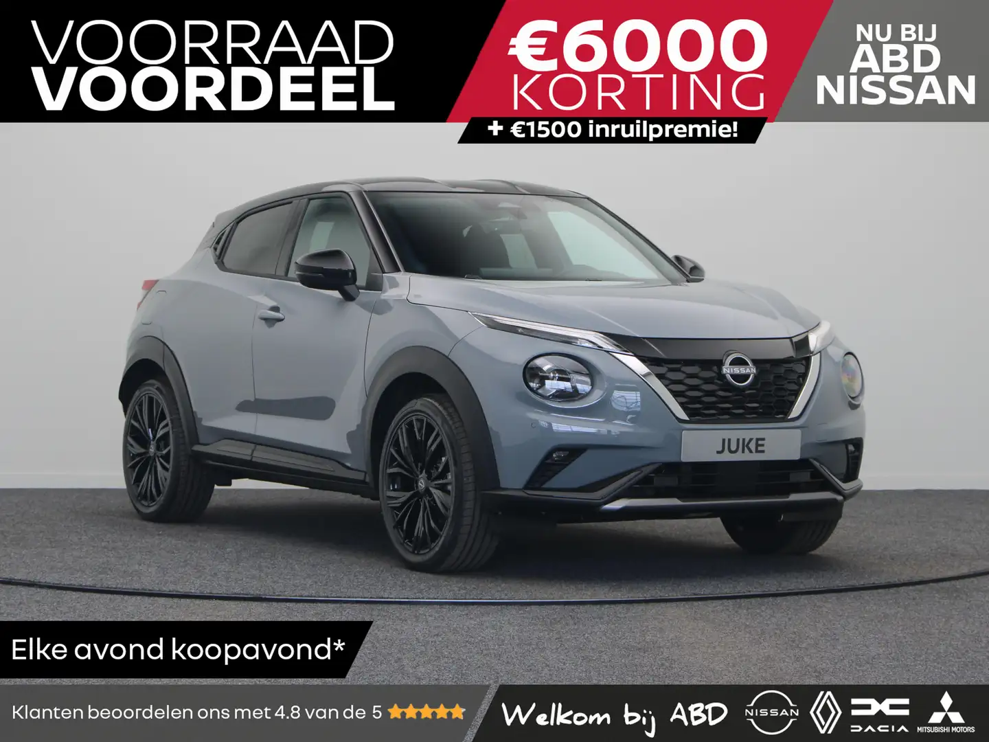 Nissan Juke N-Sport + Technology Pack + Light Cold Pack 1.6L H Grijs - 1