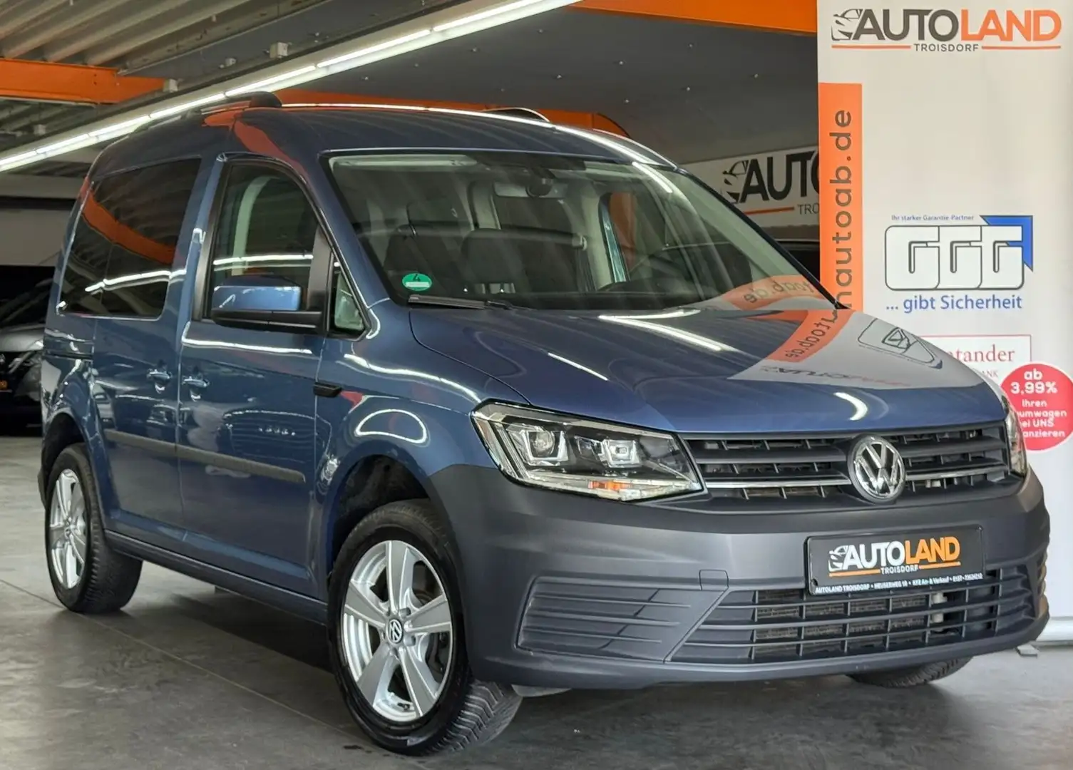 Volkswagen Caddy PKW Trendline BMT*5 SITZER*LED*NAVI*PDC* Blau - 1