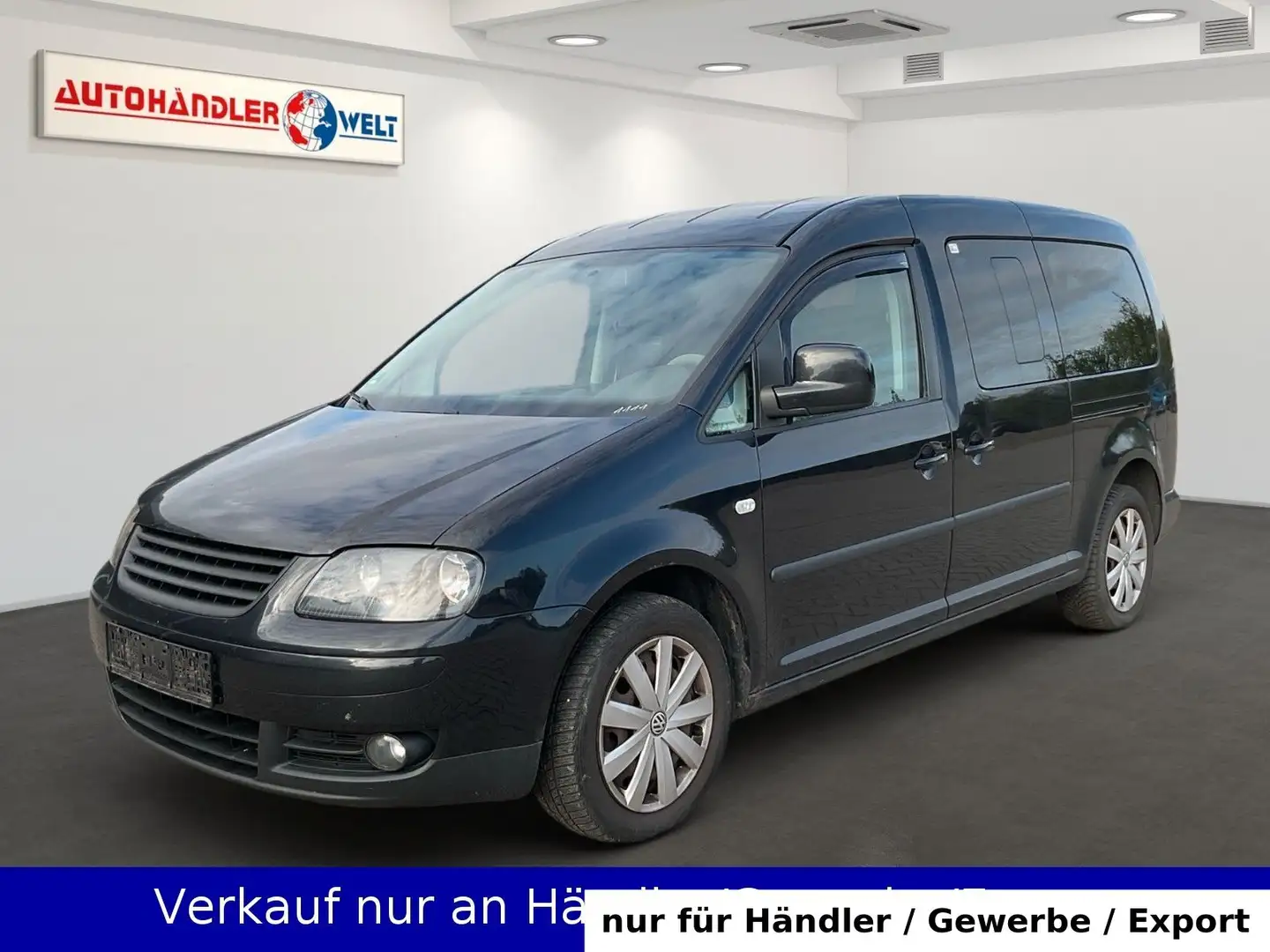 Volkswagen Caddy Maxi 1.9 TDI 7-Sitze Klima Schwarz - 1