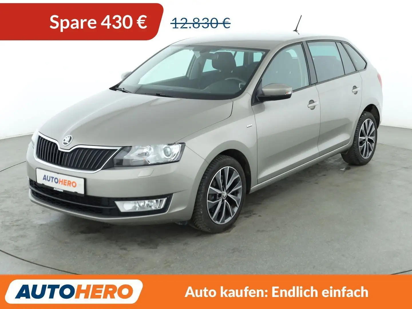 Skoda Rapid/Spaceback 1.2 TSI Drive*XENON*TEMPO*PDC* Gelb - 1