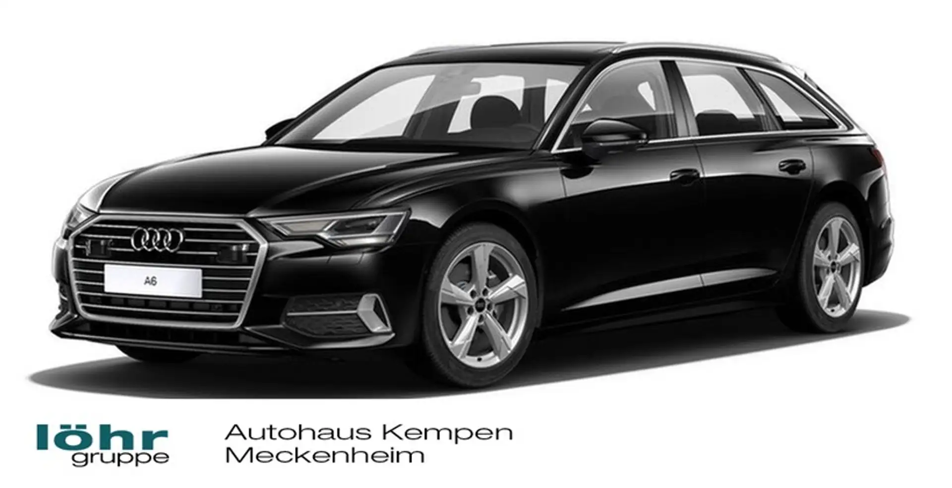 Audi A6 Avant 40 TDI sport Leder AHK Business Pano Schwarz - 1