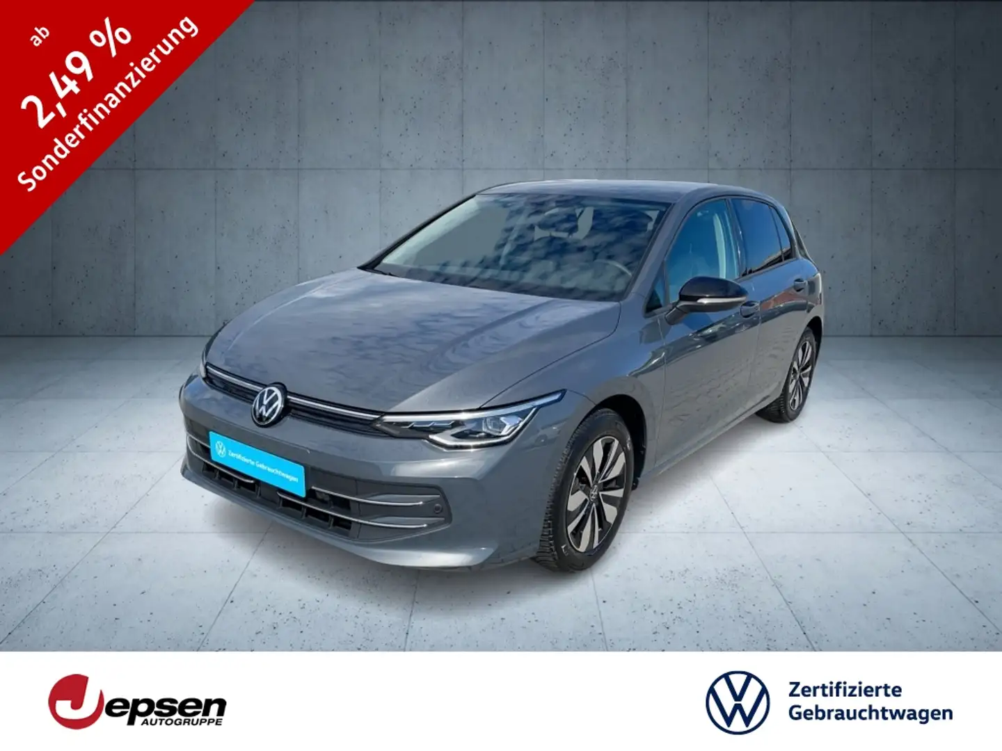 Volkswagen Golf VIII Goal 2.0 TDI DSG AHK+RearView+Nav+ACC Grau - 1