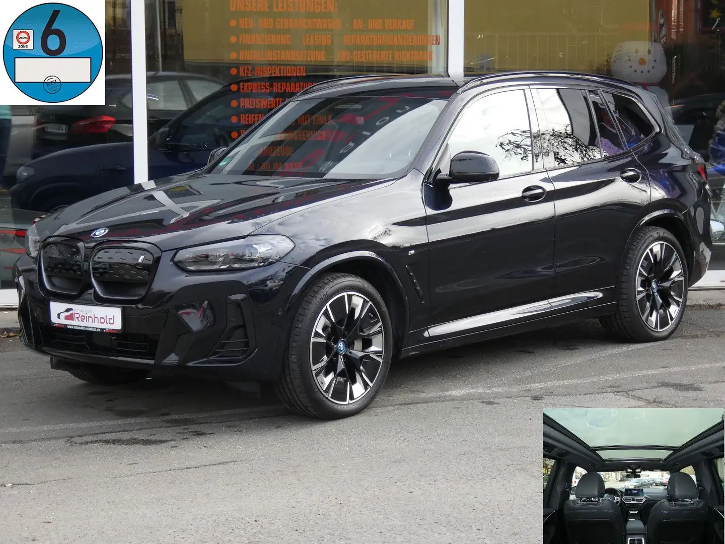 BMW iX3 M-Sport Impressive Panorama HeadUp 360° VOLL Schwarz - 1