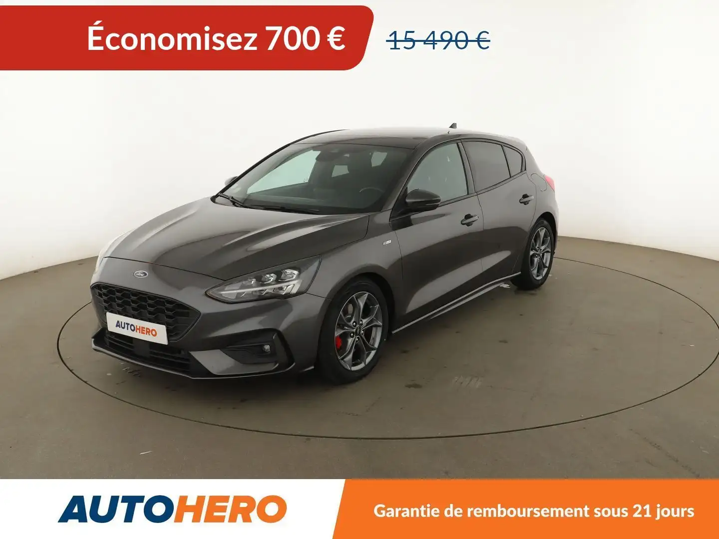 Ford Focus 2.0 EcoBlue ST-Line Gris - 1