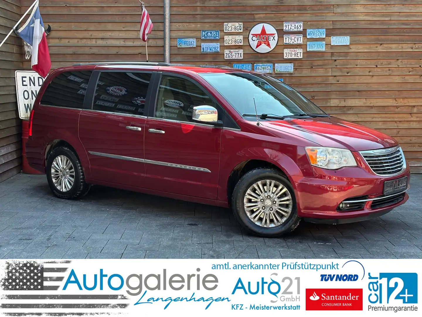 Chrysler Grand Voyager Town & Country 3,6L LPG AHK Leder Rot - 1
