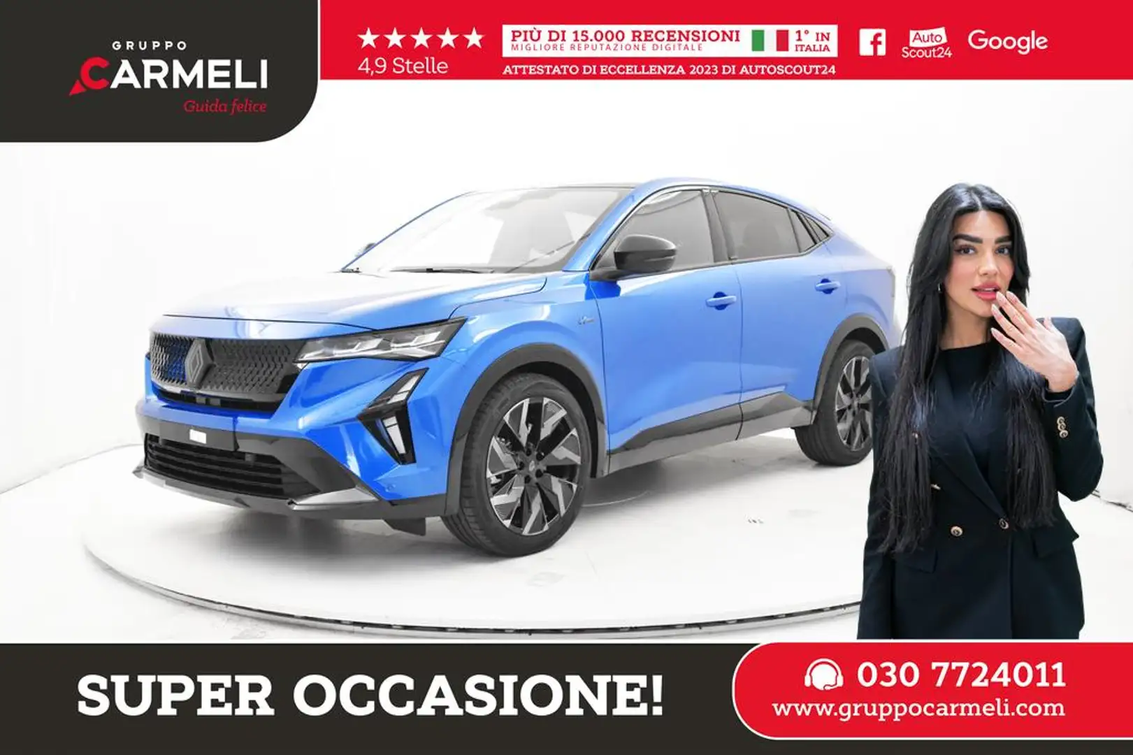 Renault Rafale 1.2 e-Tech full hybrid esprit Alpine 200cv auto - Niebieski - 1