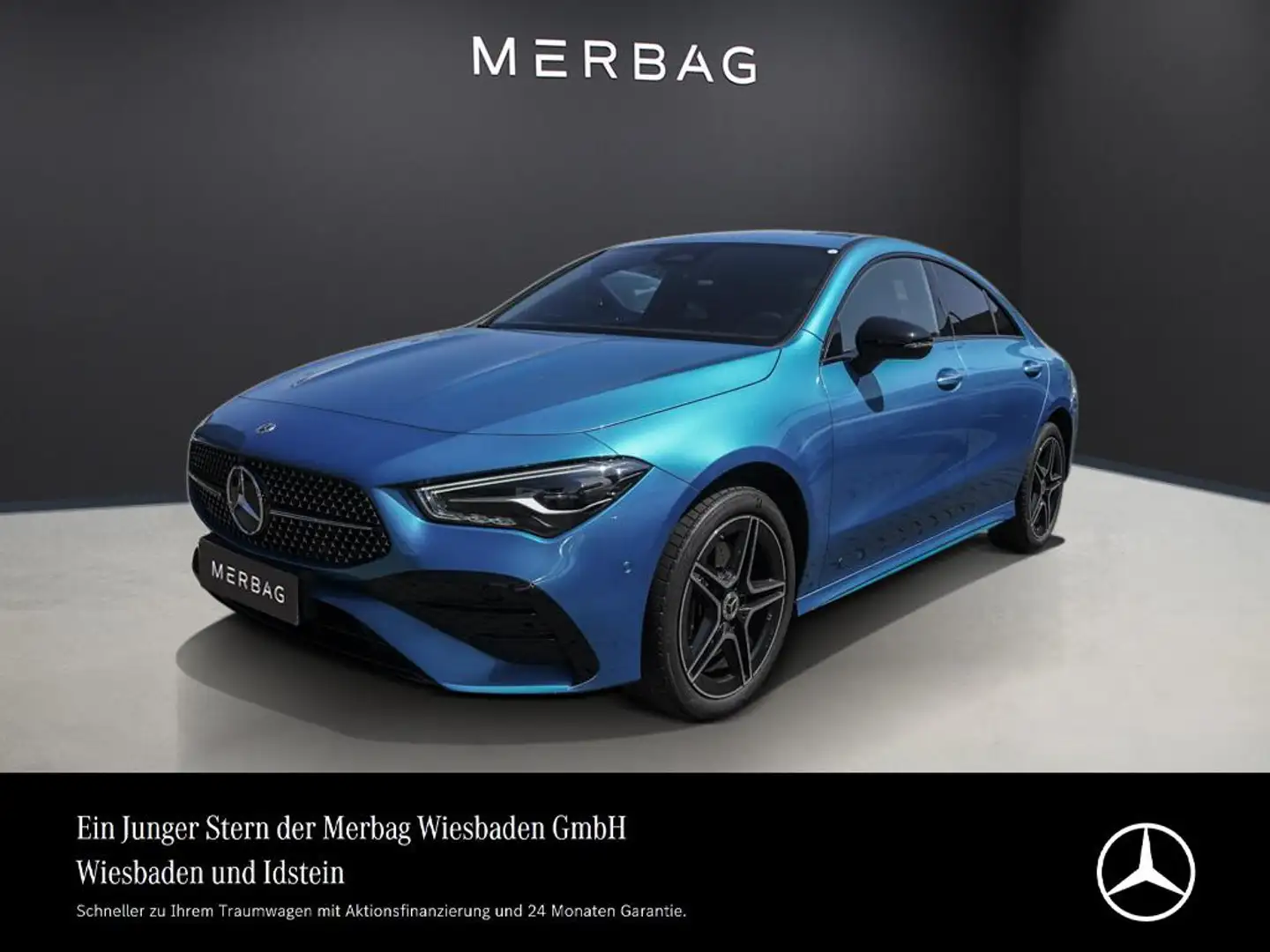 Mercedes-Benz CLA 250 e COUPE AMG-LINE PREMIUM NIGHT WINTER-PAKET Bleu - 1