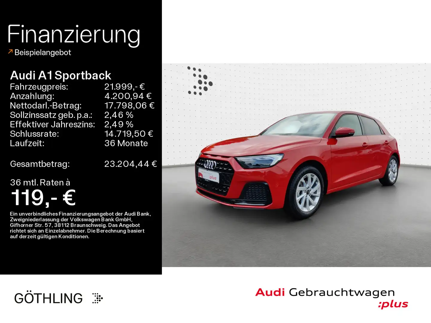 Audi A1 25 TFSI Advanced S tro*LED*Virtual* Rot - 1