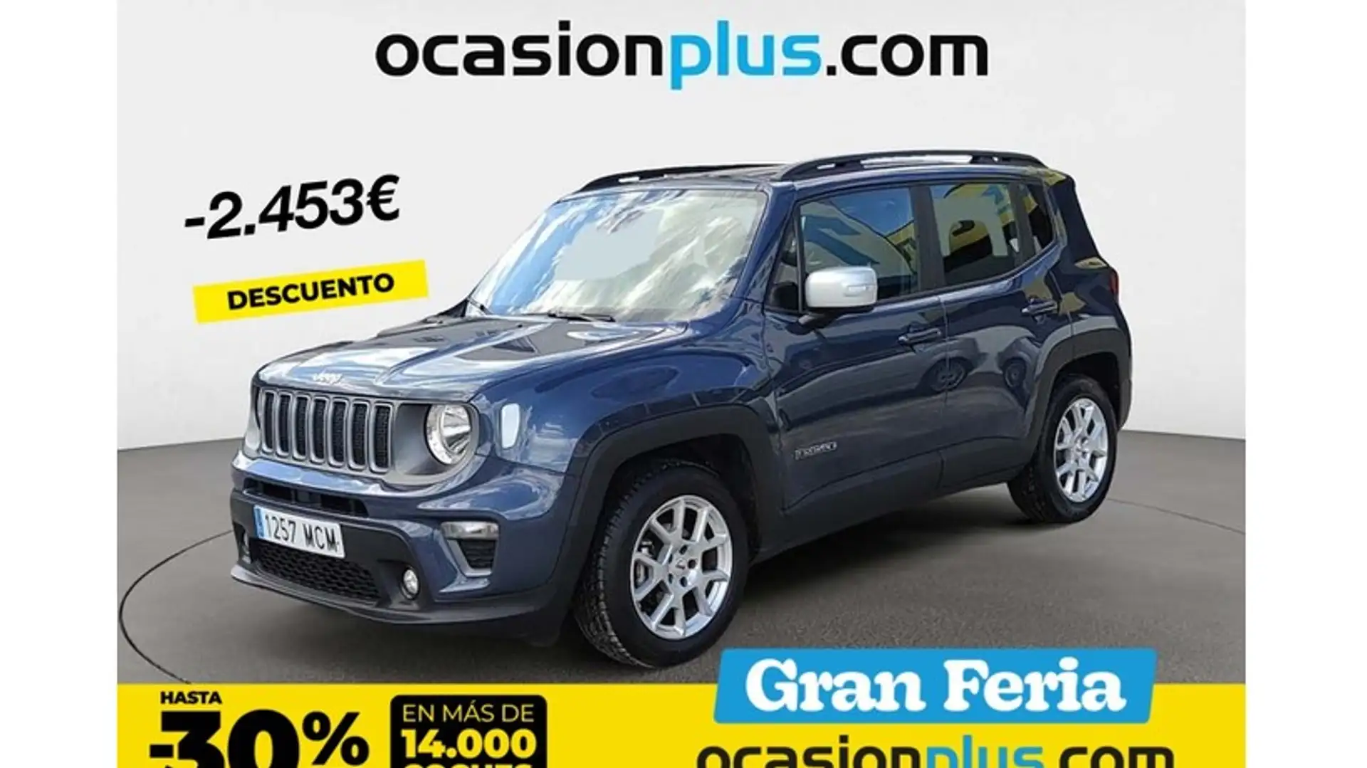 Jeep Renegade 1.6Mjt Limited 4x2 96kW Bleu - 1