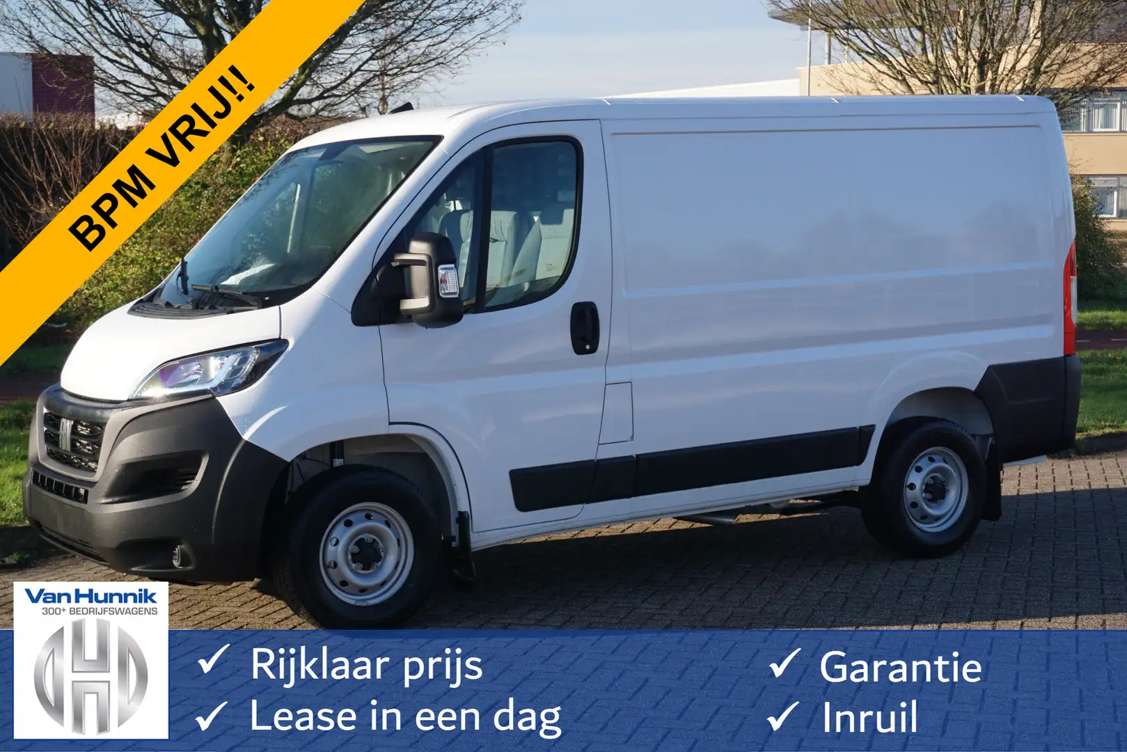 Fiat Ducato 35 2.2 140PK L1H1 BPM VRIJ!! 10" Navi, Climate, Ca Bianco - 1